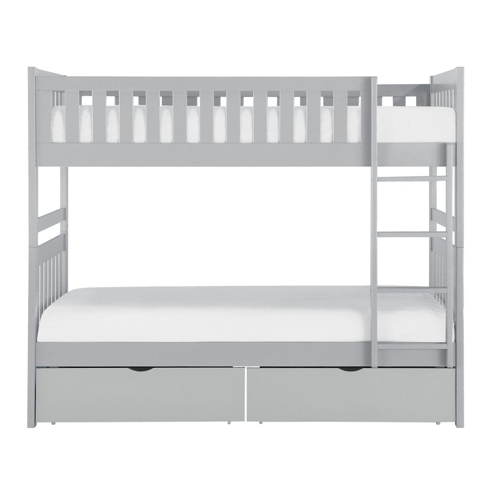 Homelegance  - Orion Twin/Twin Bunk Bed W/ Storage Boxes - B2063-1xT  view 1