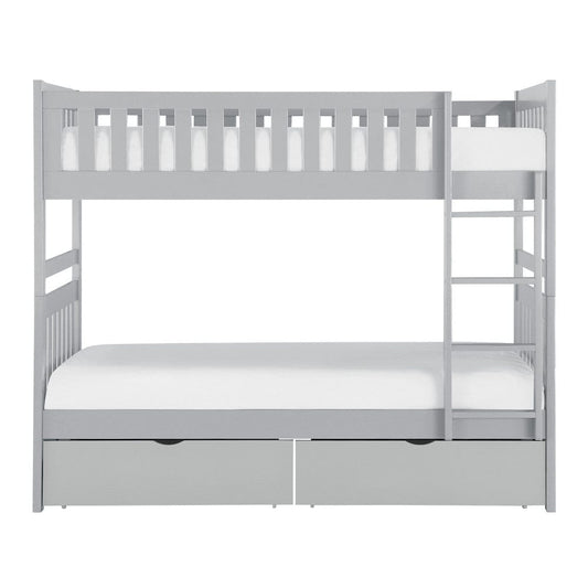 Homelegance  - Orion Twin/Twin Bunk Bed W/ Storage Boxes - B2063-1xT  view 1