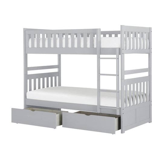 Homelegance  - Orion Twin/Twin Bunk Bed W/ Storage Boxes - B2063-1xT  view 2