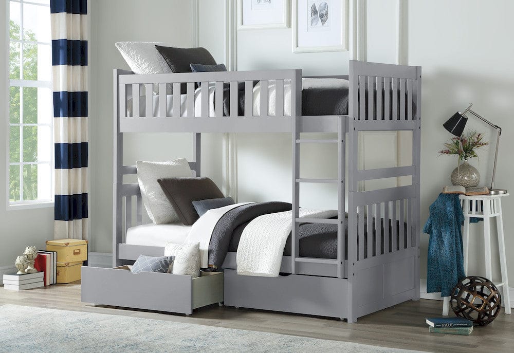 Homelegance  - Orion Twin/Twin Bunk Bed W/ Storage Boxes - B2063-1xT  view 3
