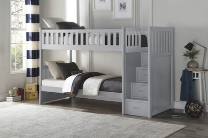 Homelegance  - Orion Twin/Twin Step Bunk Bed - B2063SB-1x  view 2