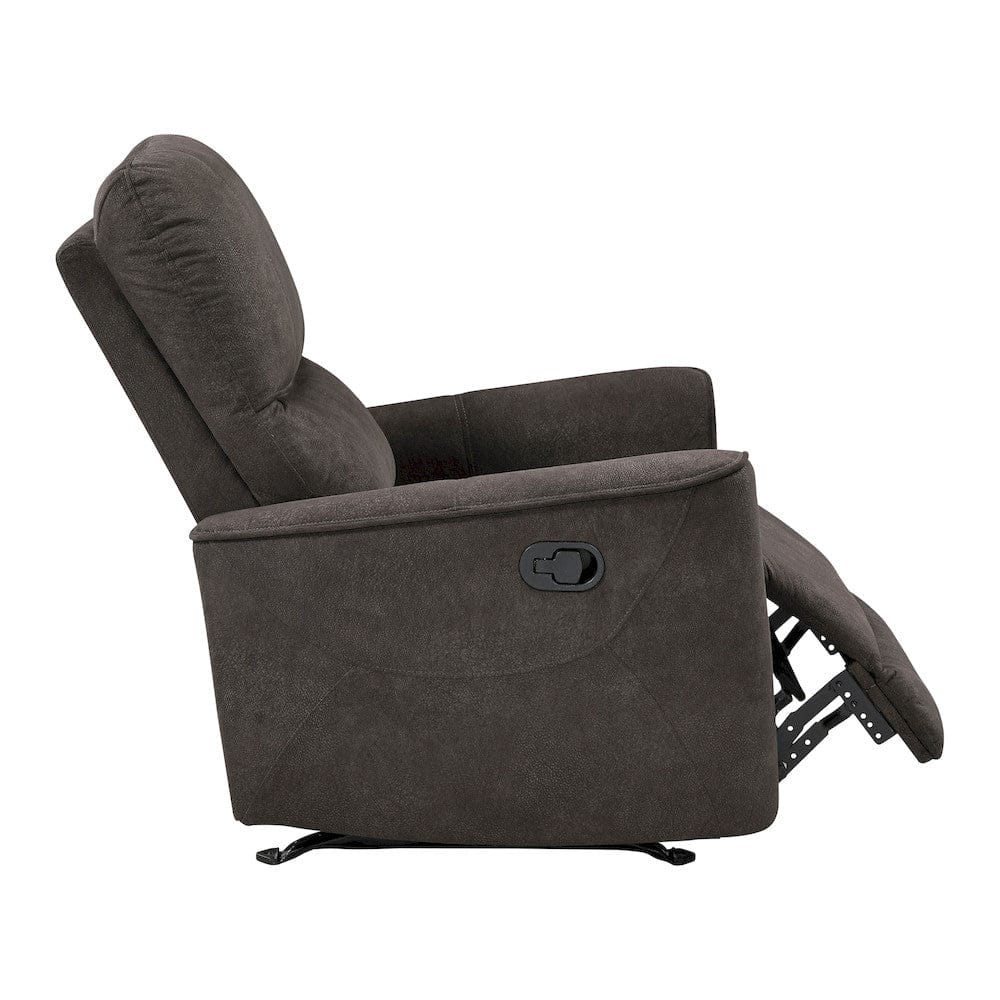 Homelegance  - Ouray Rocker Reclining Chair in Chocolate - 9602NCH-1  view 3
