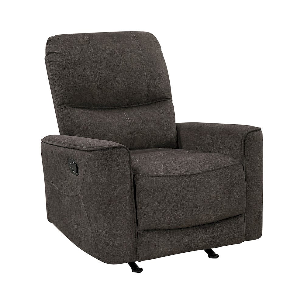 Homelegance  - Ouray Rocker Reclining Chair in Chocolate - 9602NCH-1  view 8