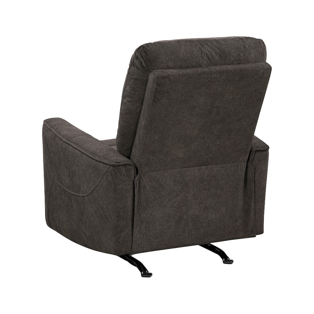 Homelegance  - Ouray Rocker Reclining Chair in Chocolate - 9602NCH-1  view 11