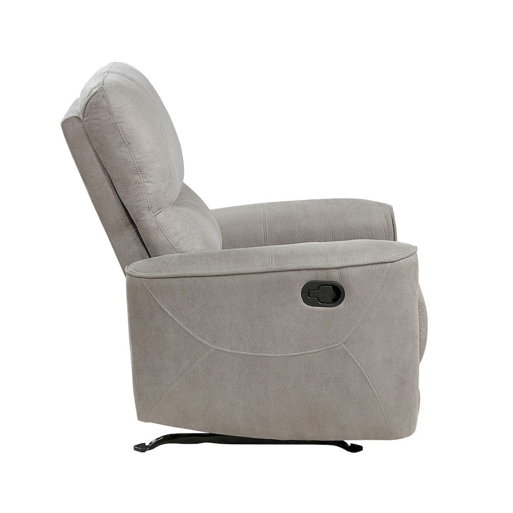 Homelegance  - Ouray Rocker Reclining Chair in Gray - 9602GY-1  view 3