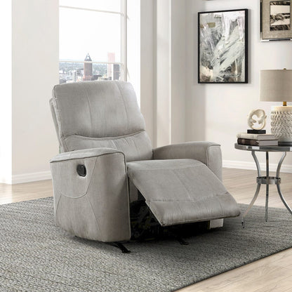 Homelegance  - Ouray Rocker Reclining Chair in Gray - 9602GY-1  view 6