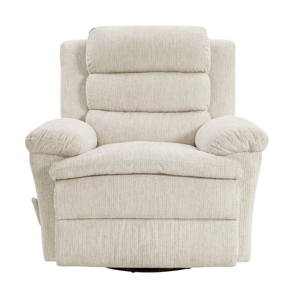 Homelegance  - Oxford Swivel Glider Reclining Chair in Beige - 9725BEG-1SW  view 1