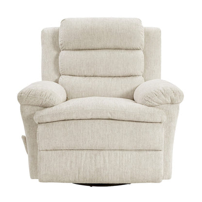 Homelegance  - Oxford Swivel Glider Reclining Chair in Beige - 9725BEG-1SW  view 1