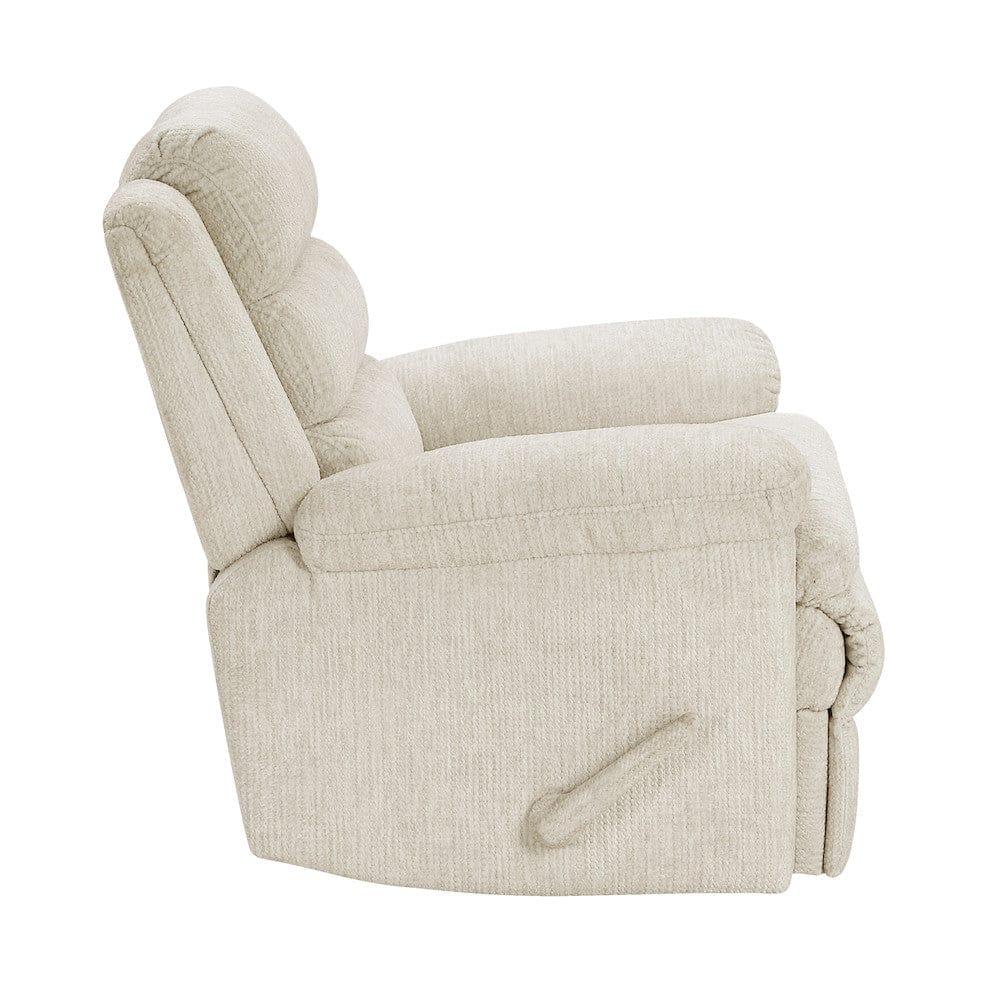 Homelegance  - Oxford Swivel Glider Reclining Chair in Beige - 9725BEG-1SW  view 3