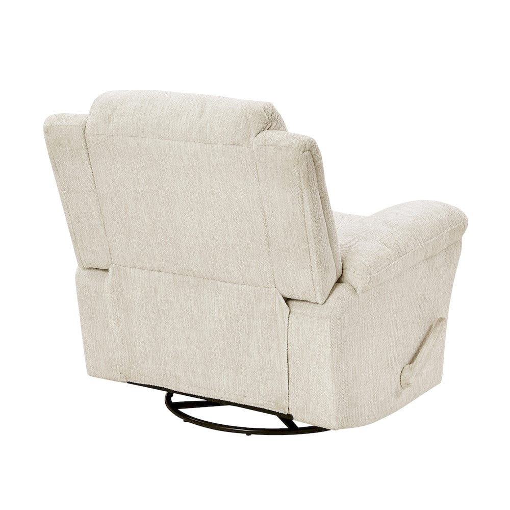 Homelegance  - Oxford Swivel Glider Reclining Chair in Beige - 9725BEG-1SW  view 4