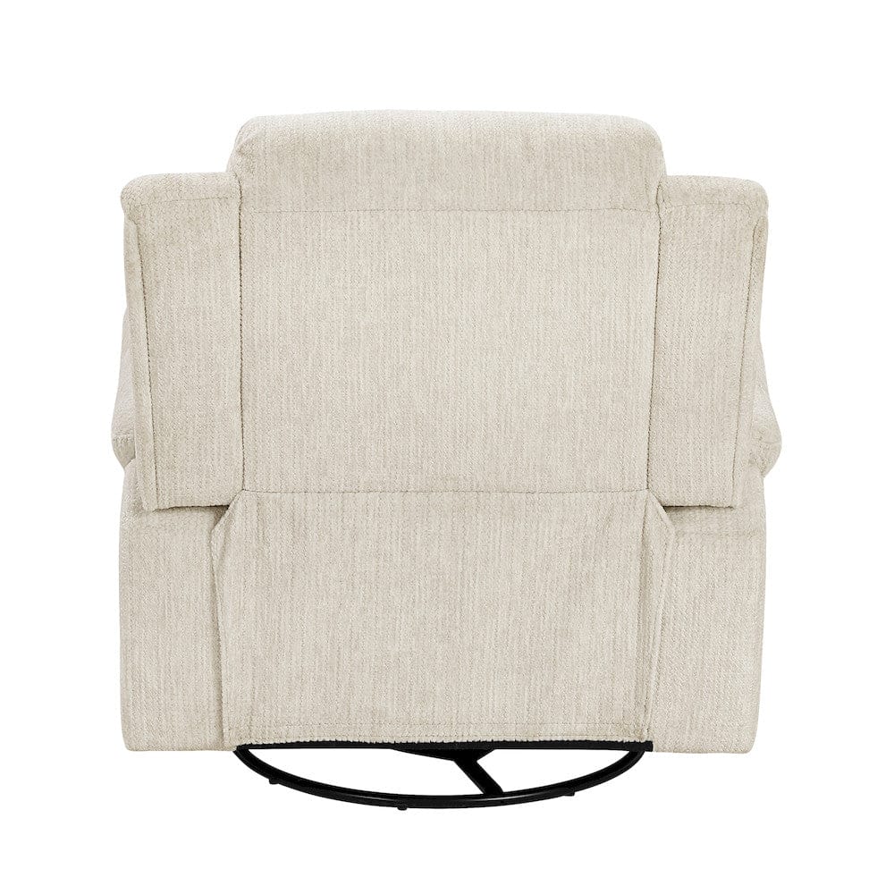Homelegance  - Oxford Swivel Glider Reclining Chair in Beige - 9725BEG-1SW  view 5