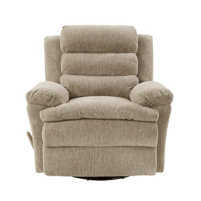 Homelegance  - Oxford Swivel Glider Reclining Chair in Brown - 9725BRW-1SW  view 6