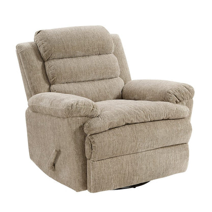 Homelegance  - Oxford Swivel Glider Reclining Chair in Brown - 9725BRW-1SW  view 7