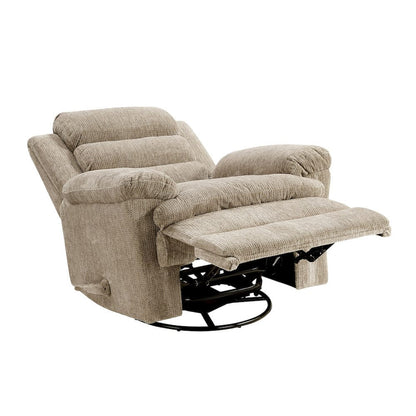 Homelegance  - Oxford Swivel Glider Reclining Chair in Brown - 9725BRW-1SW  view 10
