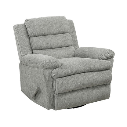 Homelegance  - Oxford Swivel Glider Reclining Chair in Gray - 9725GRY-1SW  view 1