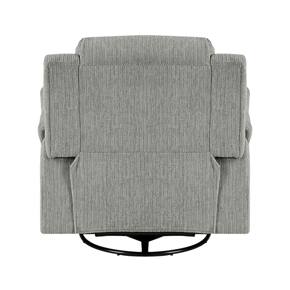 Homelegance  - Oxford Swivel Glider Reclining Chair in Gray - 9725GRY-1SW  view 5