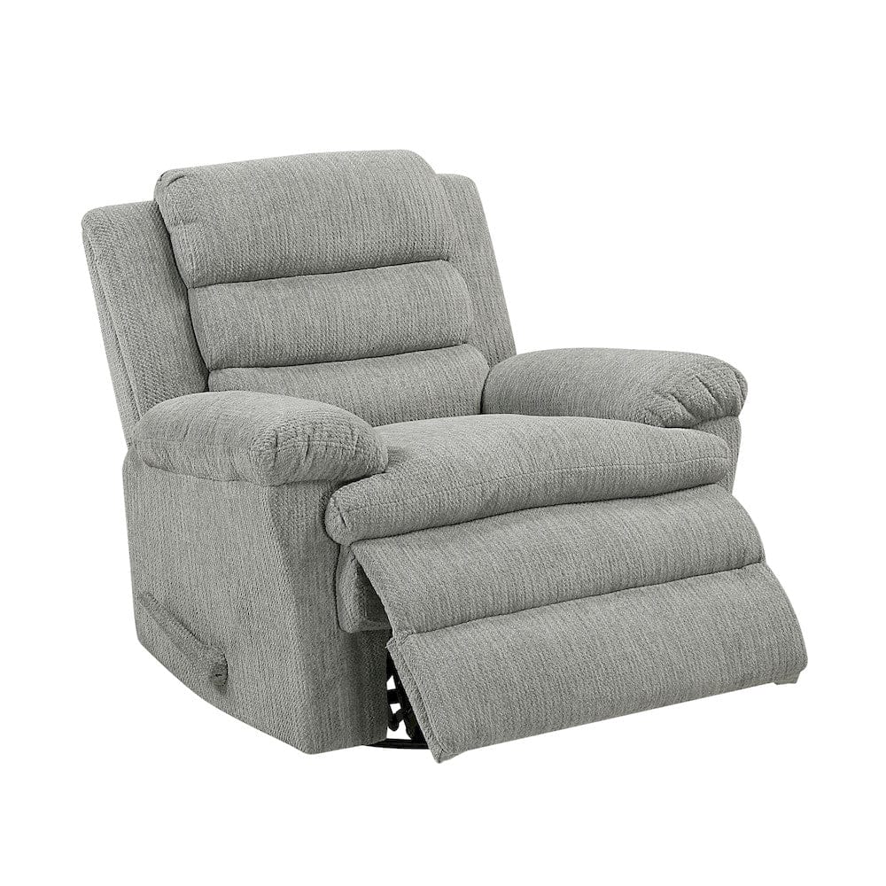 Homelegance  - Oxford Swivel Glider Reclining Chair in Gray - 9725GRY-1SW  view 6
