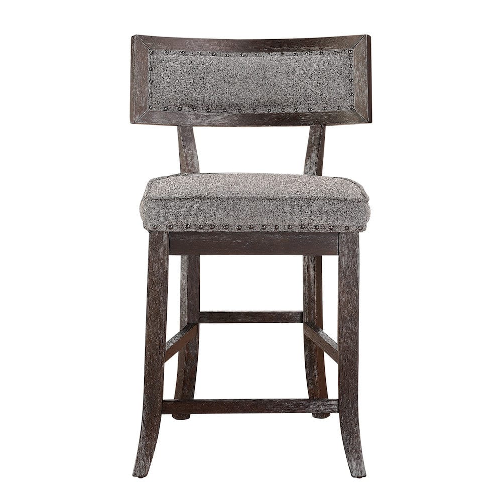 Homelegance  - Oxton Counter Height Chair, Fabric in Baltimore Espresso - 5655-24FA  view 1