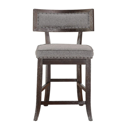 Homelegance  - Oxton Counter Height Chair, Fabric in Baltimore Espresso - 5655-24FA  view 1