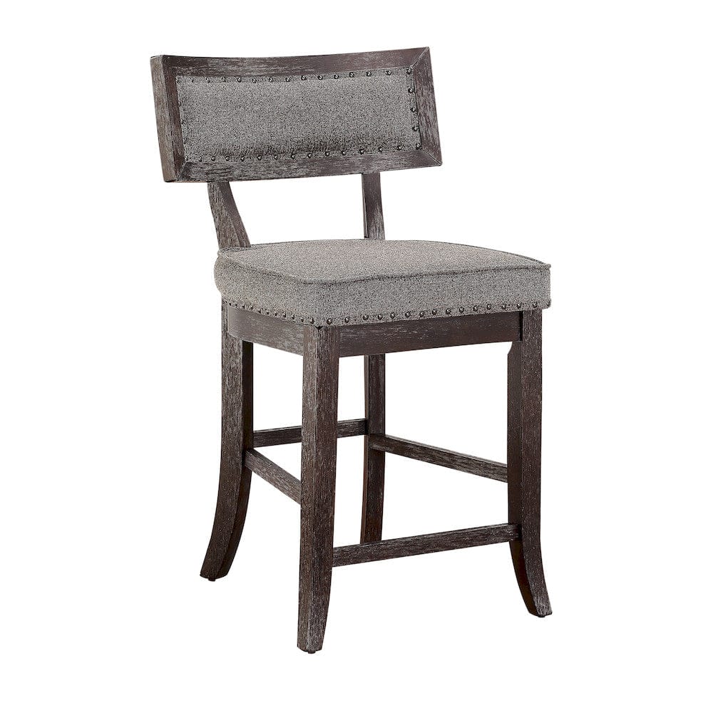 Homelegance  - Oxton Counter Height Chair, Fabric in Baltimore Espresso - 5655-24FA  view 2