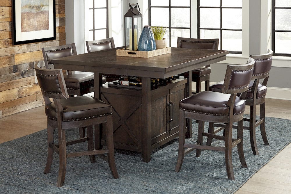Homelegance  - Oxton Counter Height Table W/ Storage Base - 5655-36x  view 8