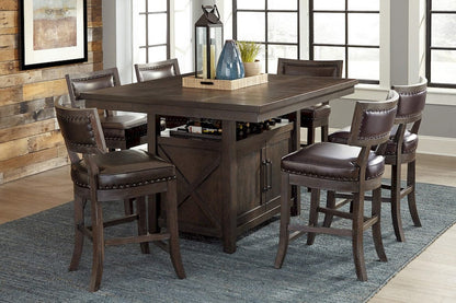 Homelegance  - Oxton Counter Height Table W/ Storage Base - 5655-36x  view 8