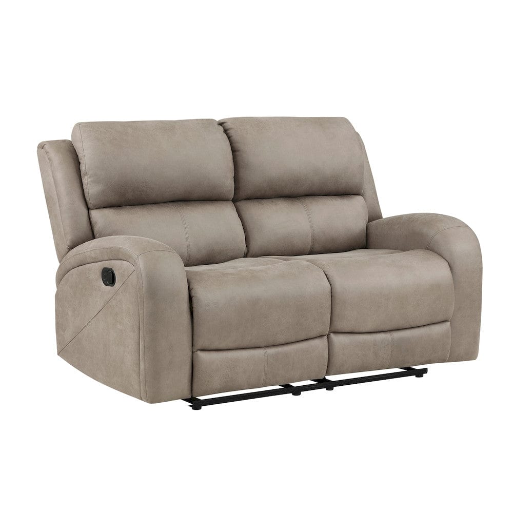 Homelegance  - Pagosa Double Reclining Love Seat in Brown - 9601BR-2  view 1