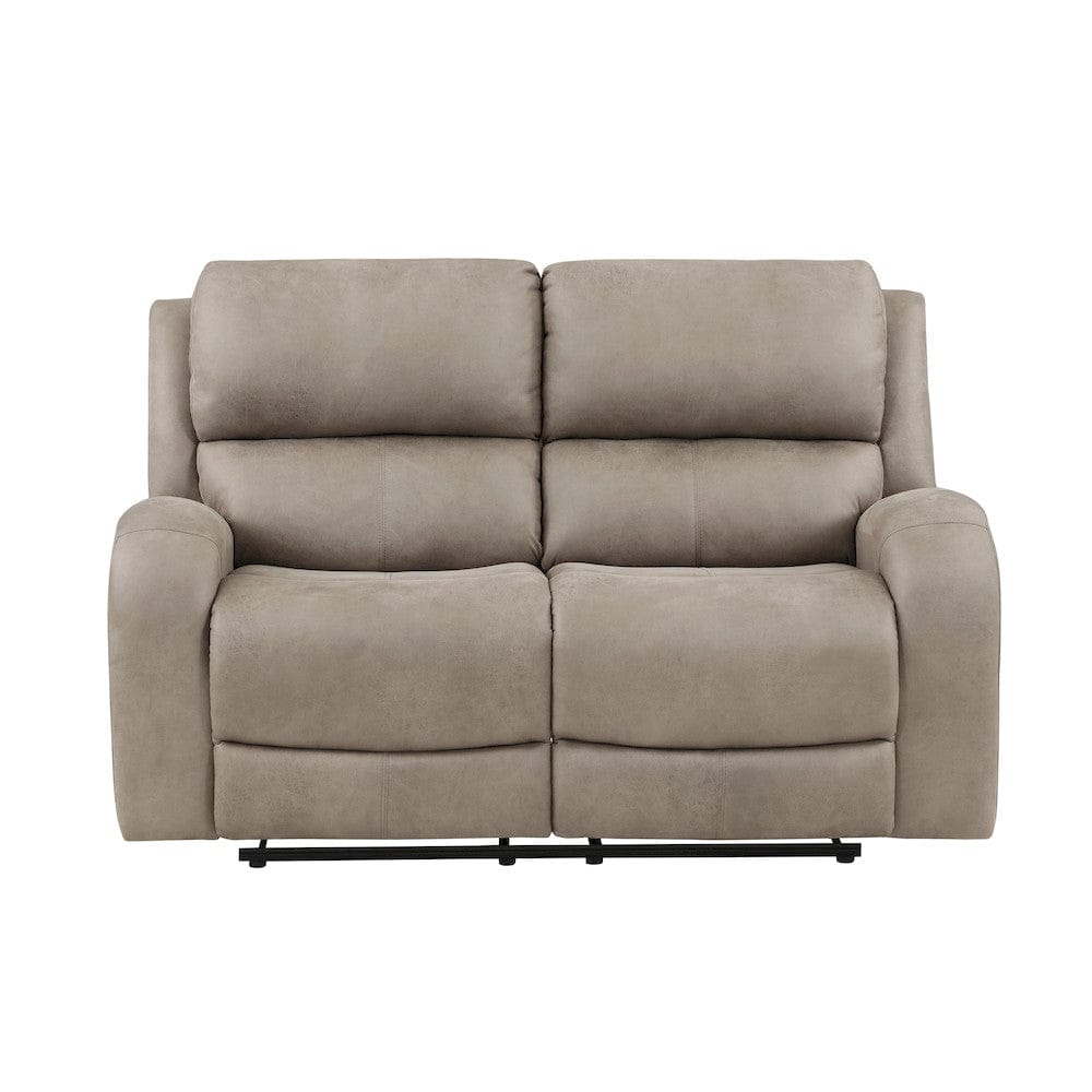 Homelegance  - Pagosa Double Reclining Love Seat in Brown - 9601BR-2  view 2