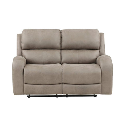 Homelegance  - Pagosa Double Reclining Love Seat in Brown - 9601BR-2  view 2