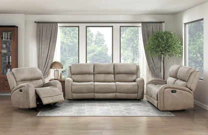Homelegance  - Pagosa Double Reclining Love Seat in Brown - 9601BR-2  view 6