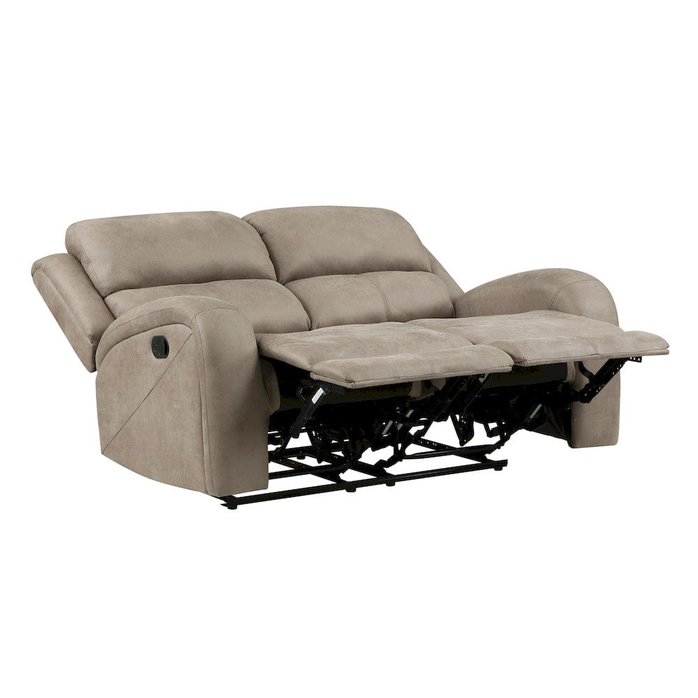 Homelegance  - Pagosa Double Reclining Love Seat in Brown - 9601BR-2  view 9