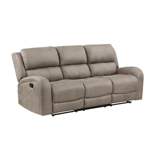 Homelegance  - Pagosa Double Reclining Sofa in Brown - 9601BR-3  view 1
