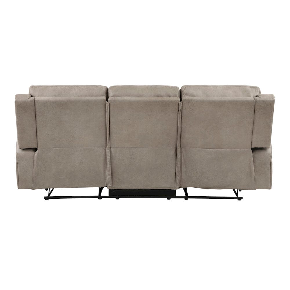 Homelegance  - Pagosa Double Reclining Sofa in Brown - 9601BR-3  view 4