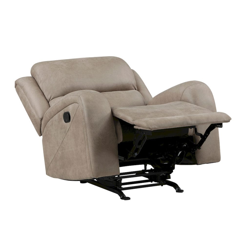 Homelegance  - Pagosa Rocker Reclining Chair in Brown - 9601BR-1  view 6
