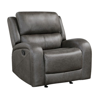 Homelegance  - Pagosa Rocker Reclining Chair in Gray - 9601GY-1  view 2