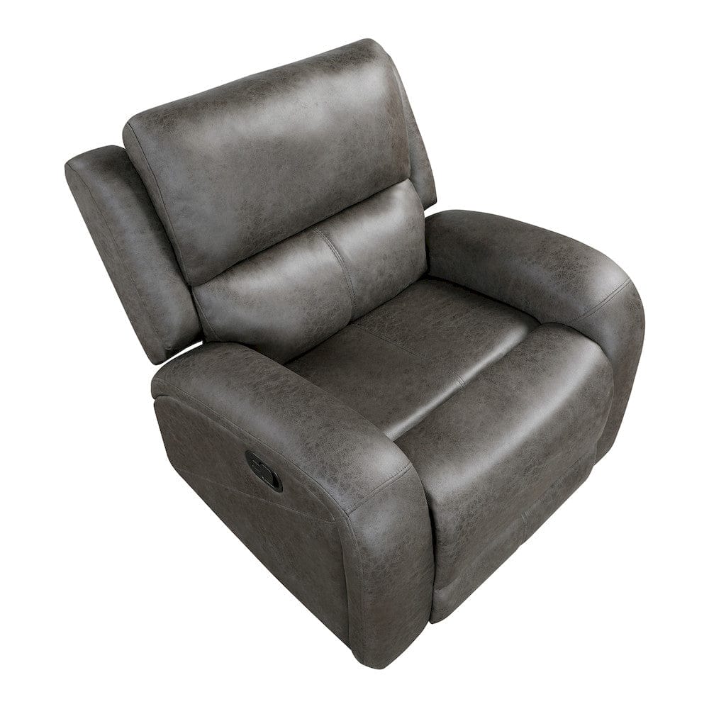 Homelegance  - Pagosa Rocker Reclining Chair in Gray - 9601GY-1  view 3