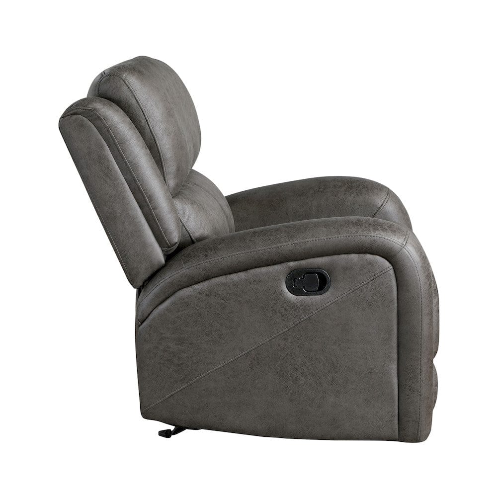 Homelegance  - Pagosa Rocker Reclining Chair in Gray - 9601GY-1  view 4