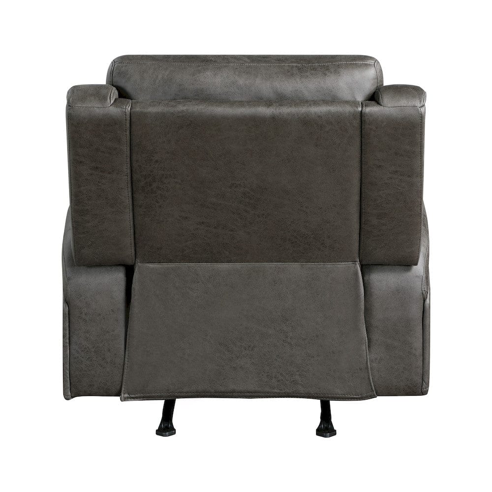 Homelegance  - Pagosa Rocker Reclining Chair in Gray - 9601GY-1  view 6