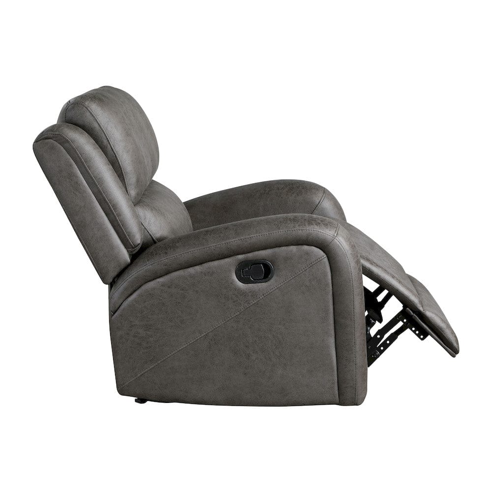 Homelegance  - Pagosa Rocker Reclining Chair in Gray - 9601GY-1  view 9
