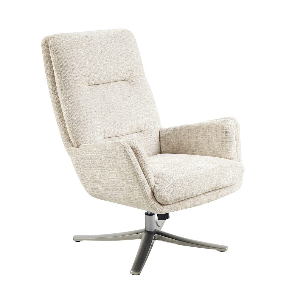 Homelegance  - Parker Swivel Chair W/ Ottoman in Beige - 1159BE  view 4