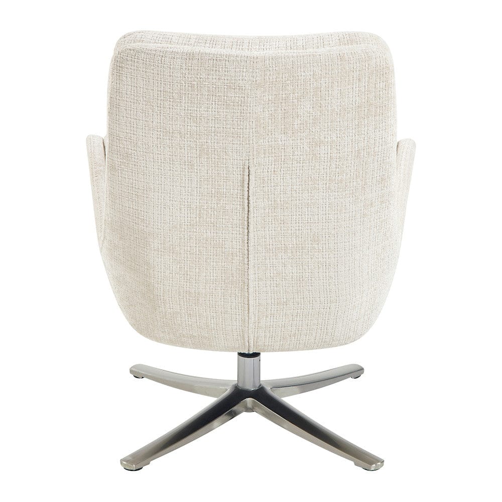 Homelegance  - Parker Swivel Chair W/ Ottoman in Beige - 1159BE  view 6