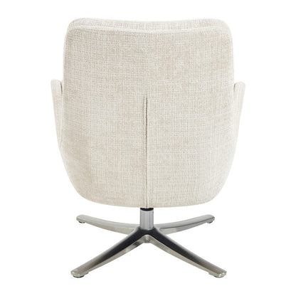 Homelegance  - Parker Swivel Chair W/ Ottoman in Beige - 1159BE  view 6