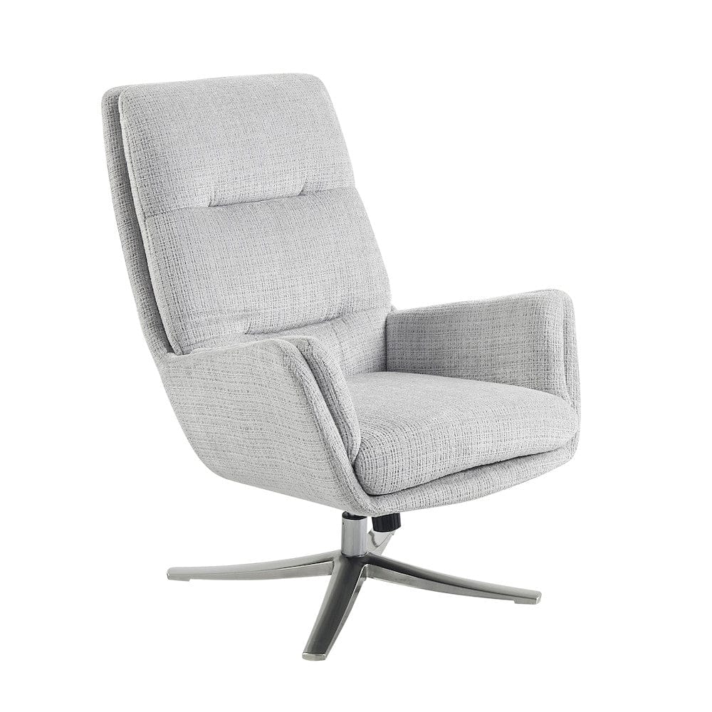 Homelegance  - Parker Swivel Chair W/ Ottoman in Gray - 1159GY  view 6