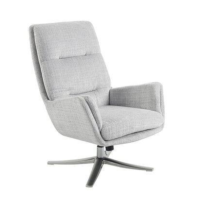 Homelegance  - Parker Swivel Chair W/ Ottoman in Gray - 1159GY  view 6