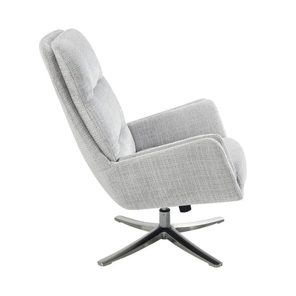 Homelegance  - Parker Swivel Chair W/ Ottoman in Gray - 1159GY  view 8