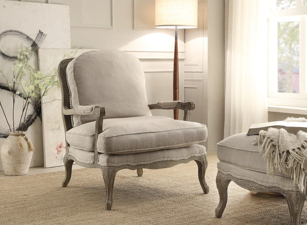 Homelegance  - Parlier Accent Chair in Natural - 1234-1  view 4