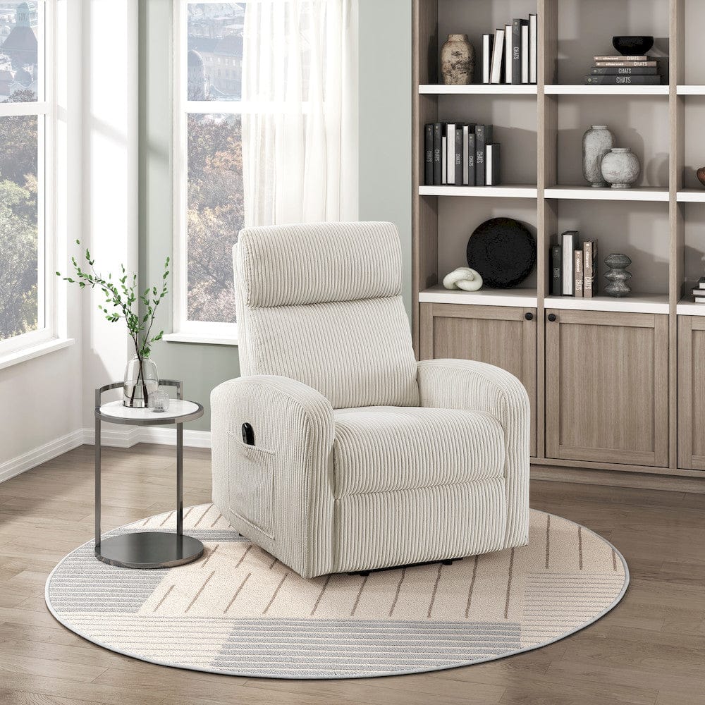 Homelegance  - Parsons Power Lift Chair in Beige - 9588BEG-1LT  view 3