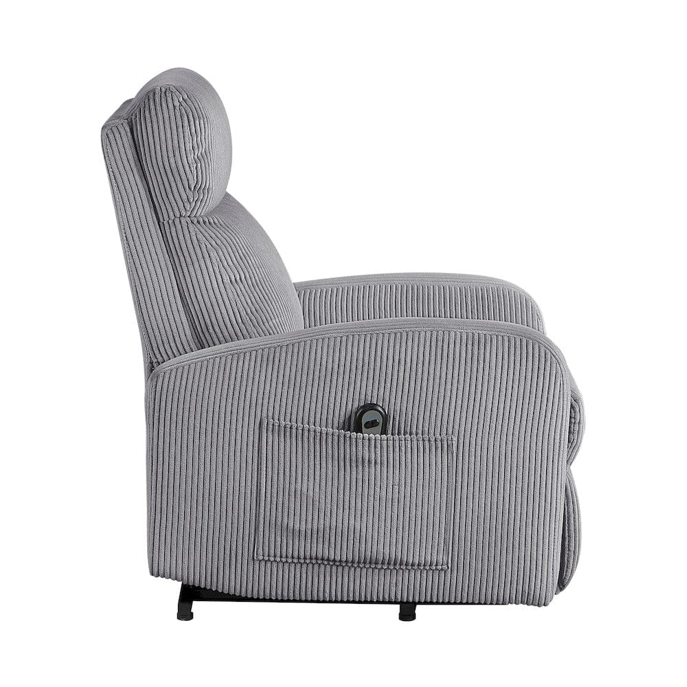 Homelegance  - Parsons Power Lift Chair in Dark gray - 9588DGY-1LT  view 5