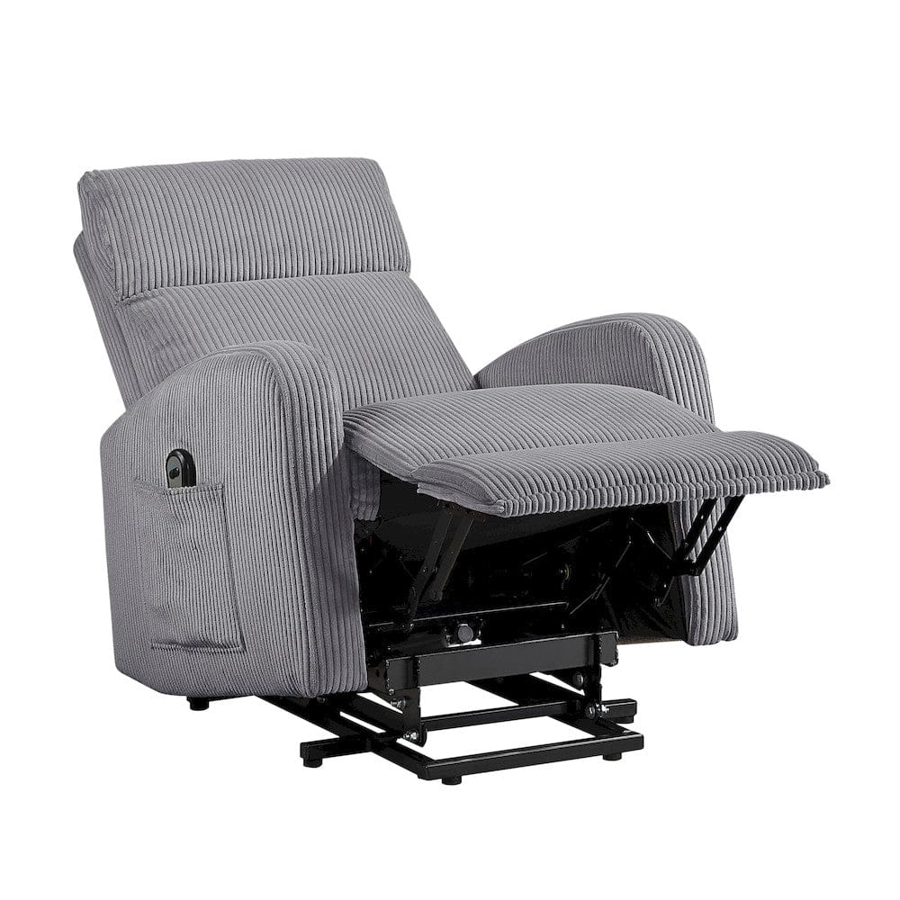 Homelegance  - Parsons Power Lift Chair in Dark gray - 9588DGY-1LT  view 9