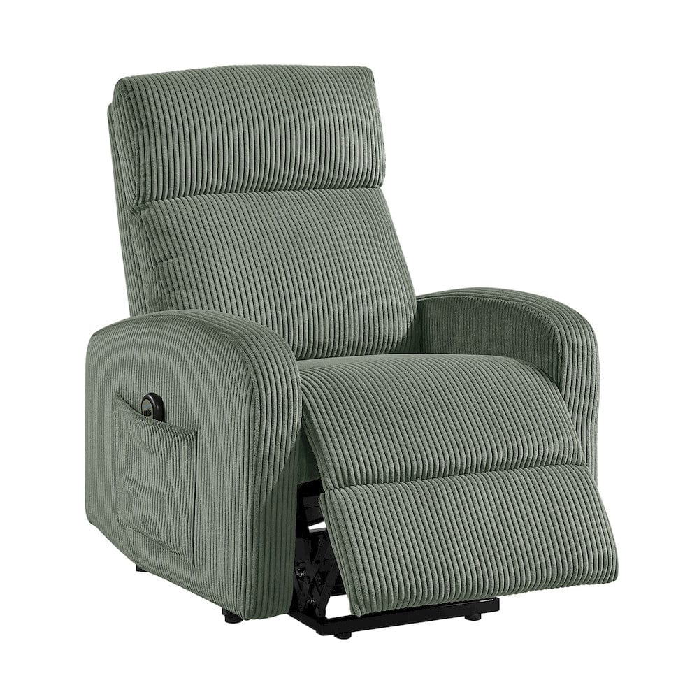 Homelegance  - Parsons Power Lift Chair in Green - 9588GRN-1LT  view 5